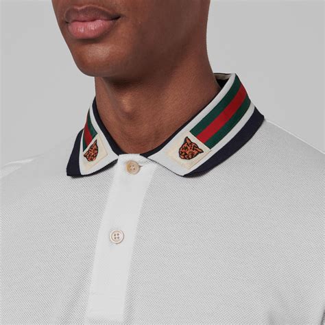 gucci tiger collar shirt